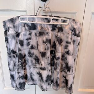 Ideology Women’s Skort - Size 2X - White Gray print